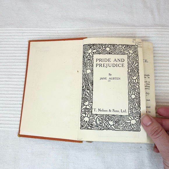 Pride and Prejudice by Jane Austen Hard Cover Ca.1900 - Picture 3 of 16